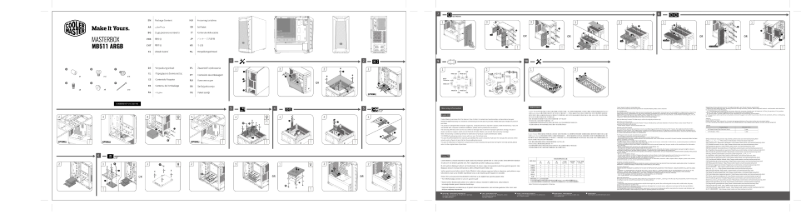 Image de la première page du manuel de l'appareil MasterBox MB511 ARGB