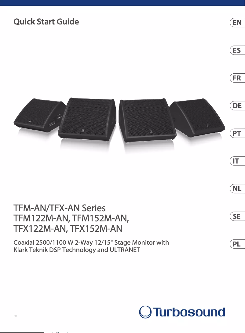 Image de la première page du manuel de l'appareil TFM122M-AN