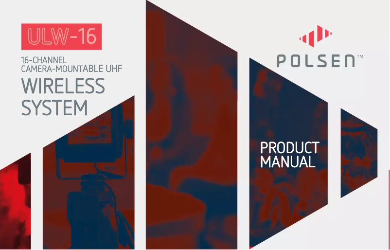 Page n°1 - Manuel utilisateur Polsen ULW-16