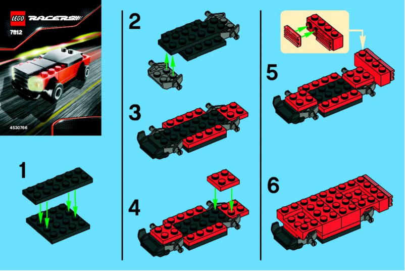 Page 1 de la notice Manuel utilisateur Lego Muscle Car