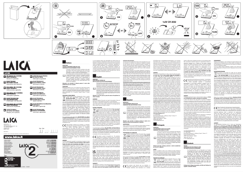 Página 1 del manual Manual de usuario Laica KS1035