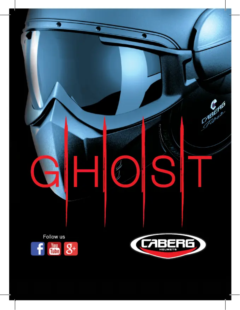 Page n°1 - Manuel utilisateur Caberg Ghost