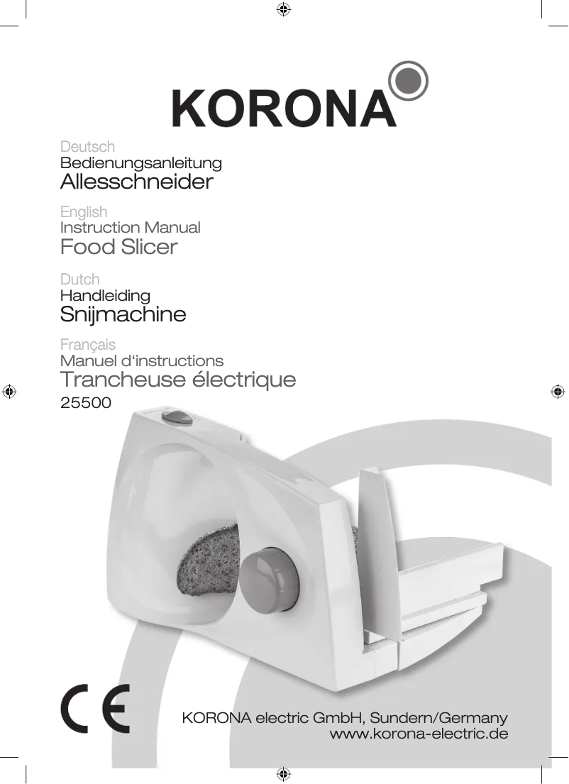 Página 1 del manual Manual de usuario Korona 25500