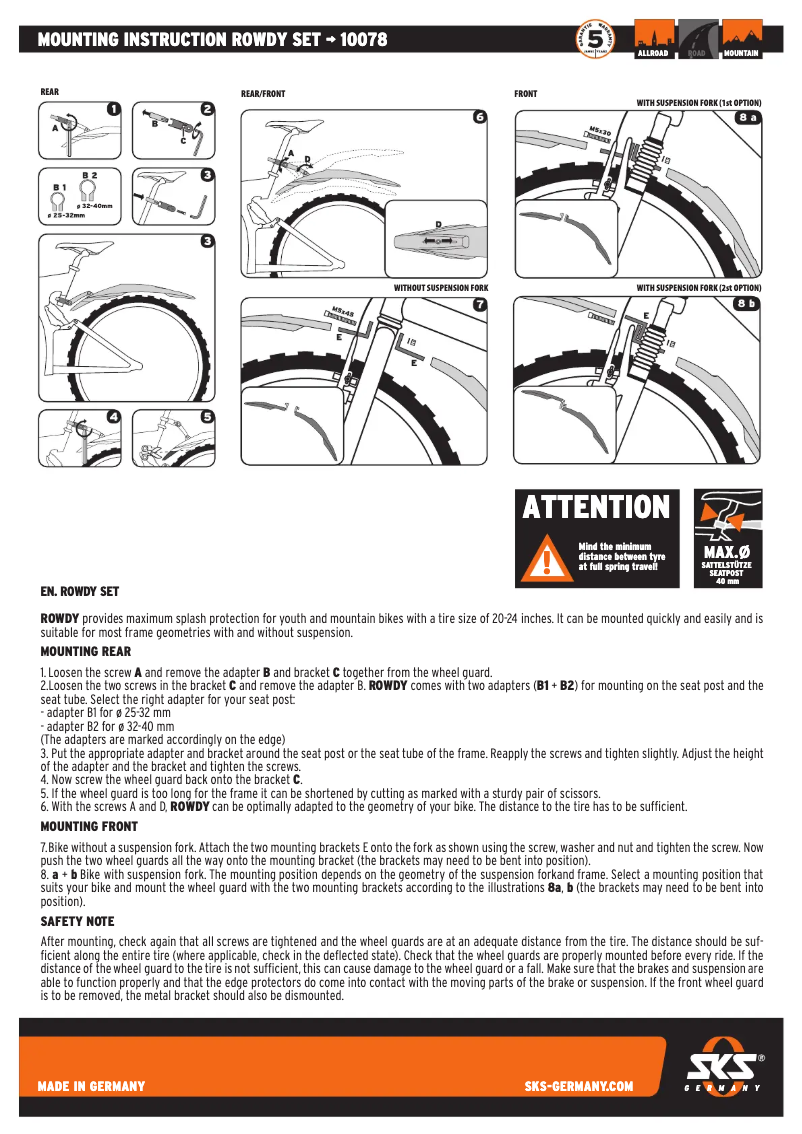 Page 1 de la notice Manuel utilisateur SKS 10078