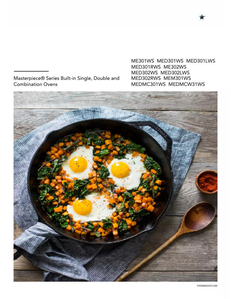 Page n°1 - Manuel utilisateur Thermador POM301W