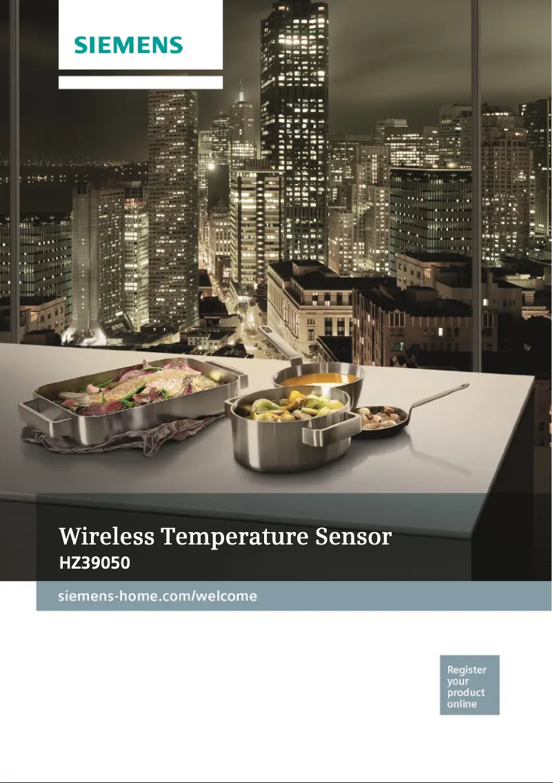 Page 1 de la notice Manuel utilisateur Siemens EX877KYE1E