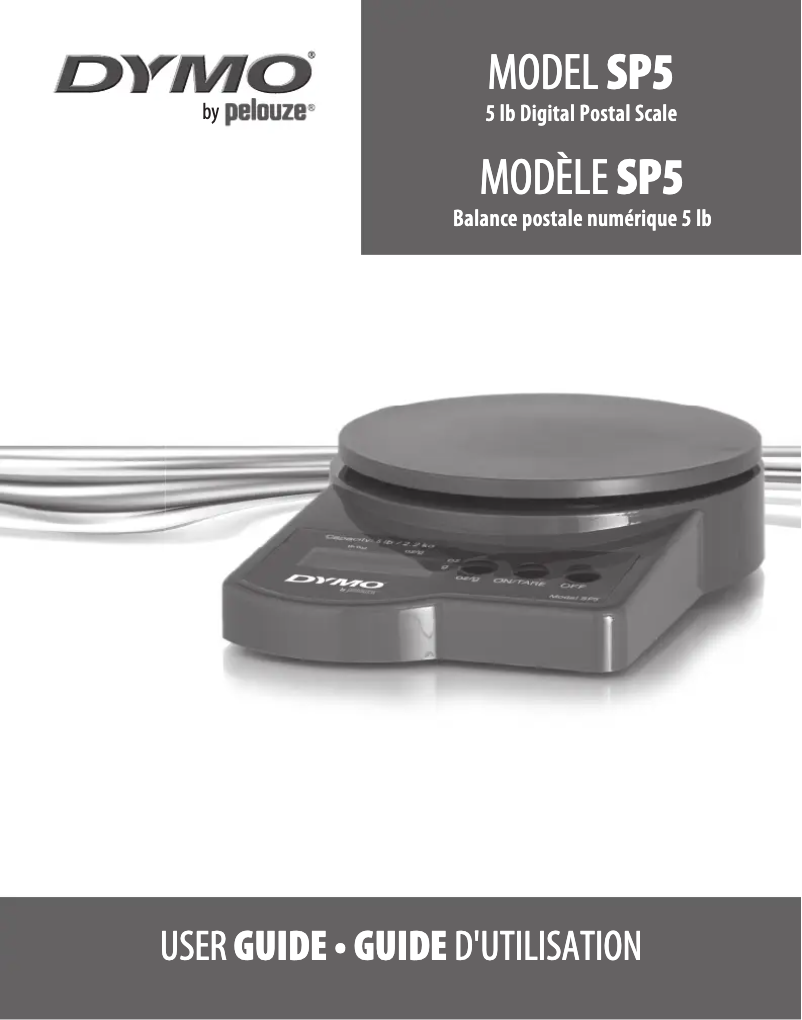 Page n°1 - Manuel utilisateur Dymo SP5