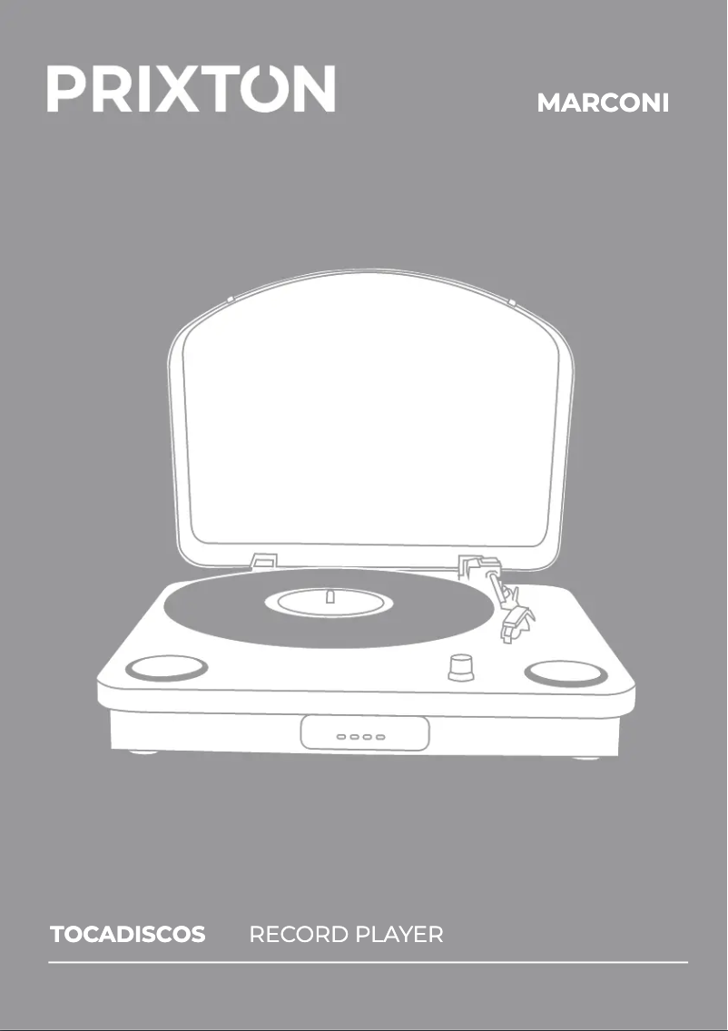 Page n°1 - Manuel utilisateur Prixton Marconi