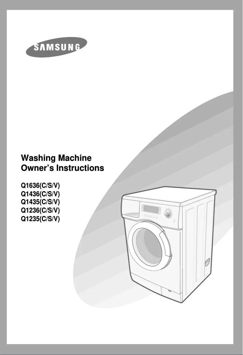Page n°1 - Manuel utilisateur Samsung Q1235S