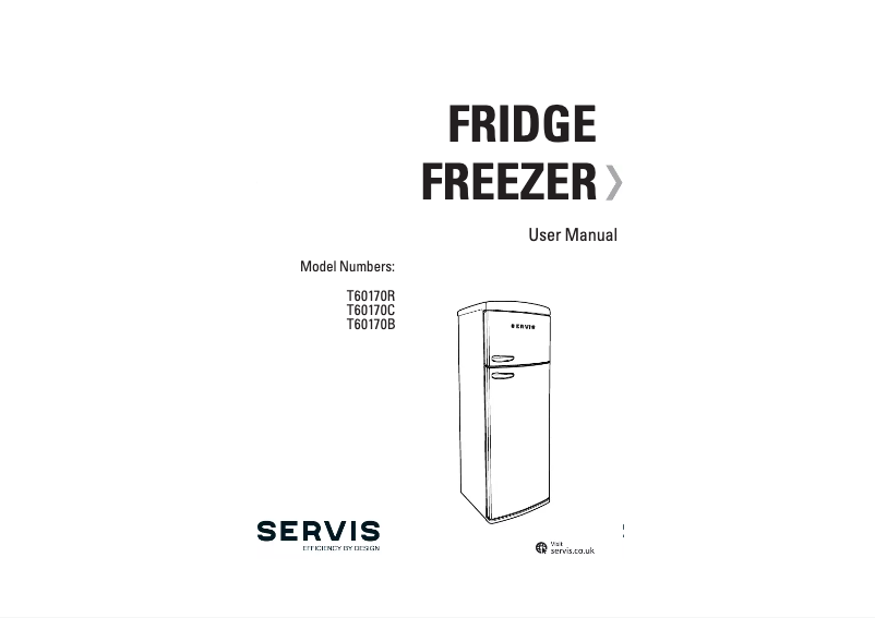 Page 1 de la notice Manuel utilisateur Servis T60170C