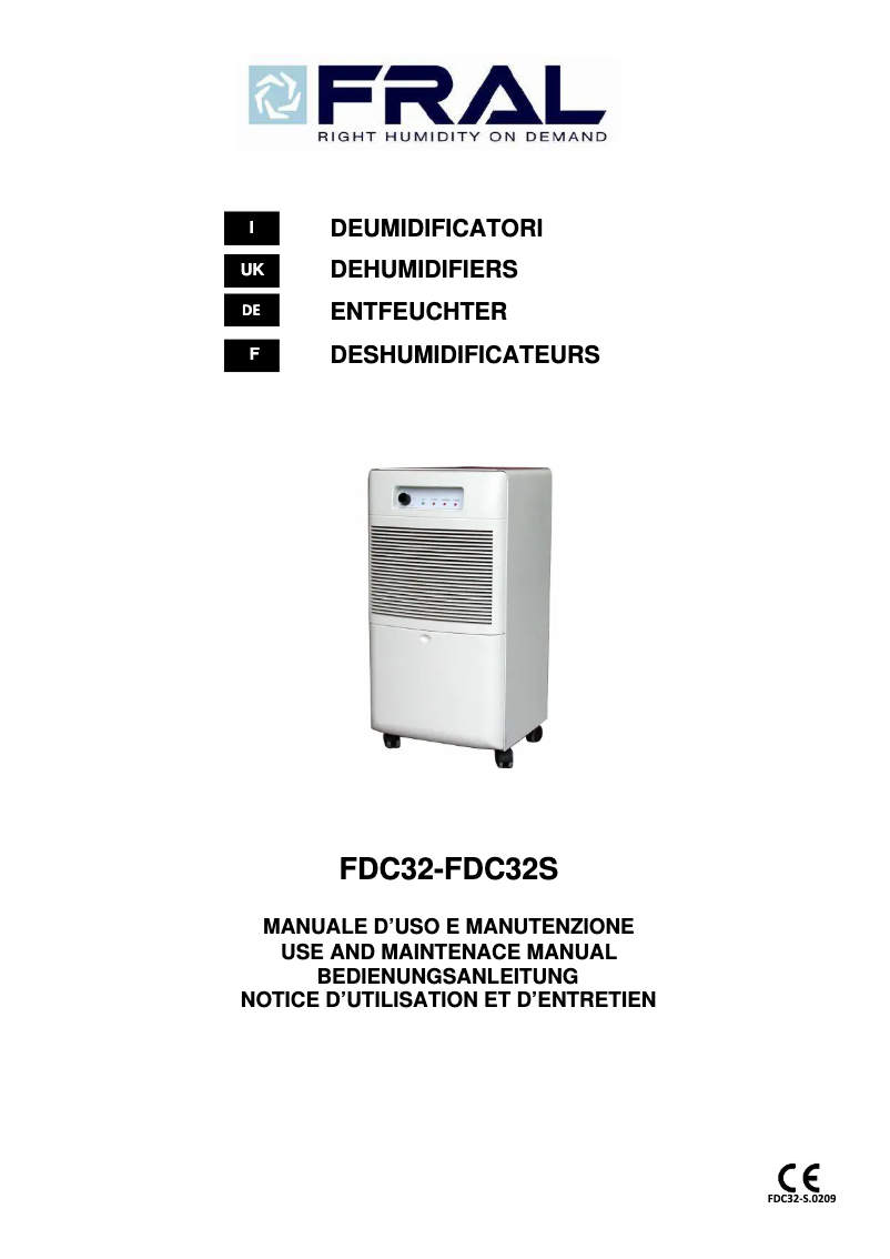 Image de la première page du manuel de l'appareil FDC32
