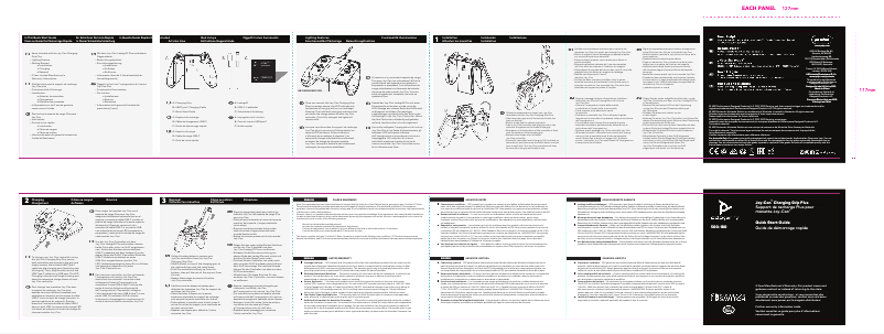 Page n°1 - Manuel utilisateur PDP Joy-Con