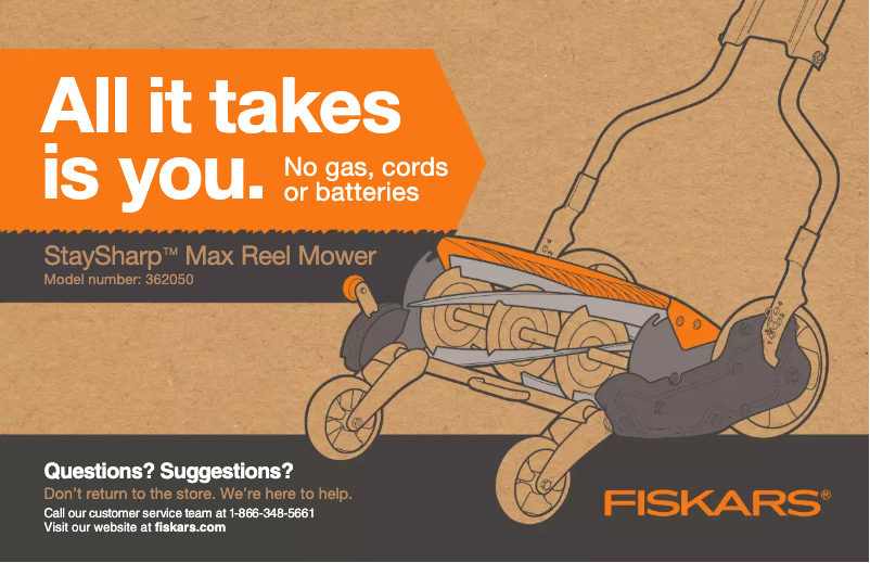 Página 1 del manual Manual de usuario Fiskars StaySharp Max Reel