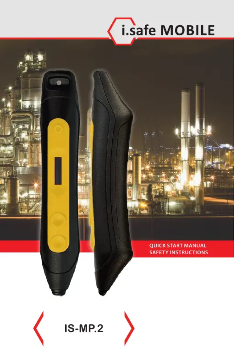 Page 1 de la notice Manuel utilisateur i.safe Mobile IS-MP.2