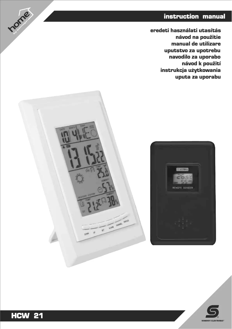 Page n°1 - Manuel utilisateur Somogyi HCW 21