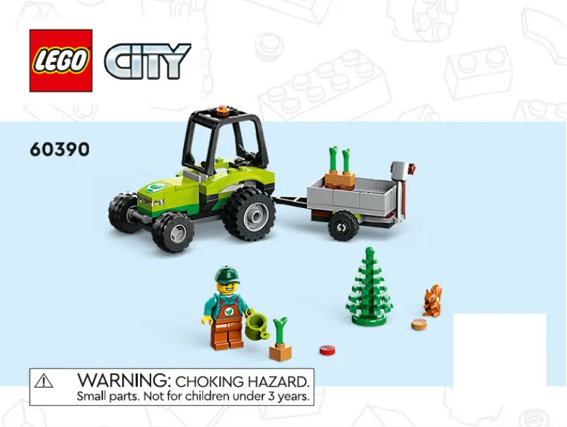 Página 1 del manual Instrucciones visuales Lego City 60390