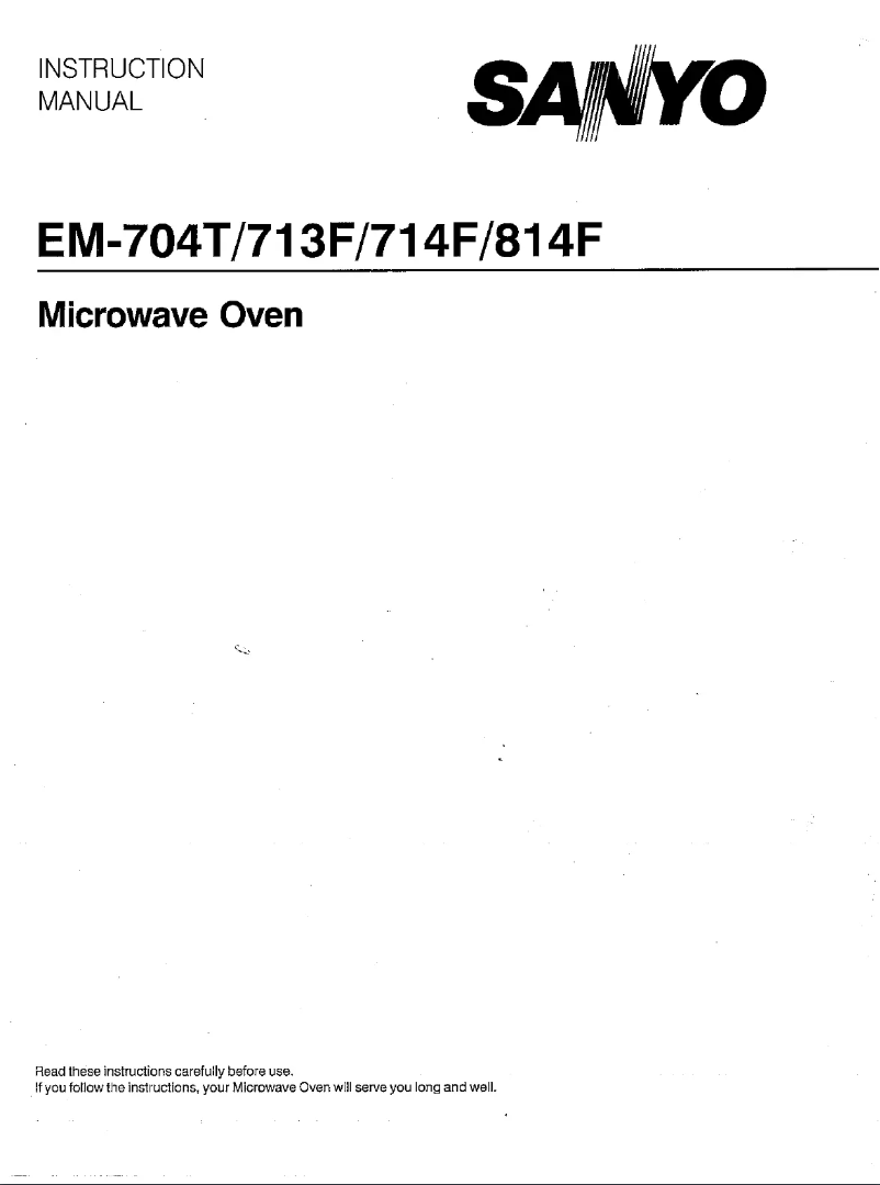 Image de la première page du manuel de l'appareil EM-714F