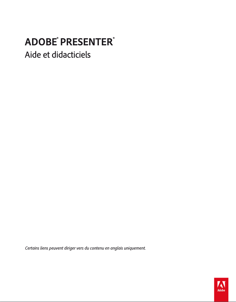 Image de la première page du manuel de l'appareil Presenter 9