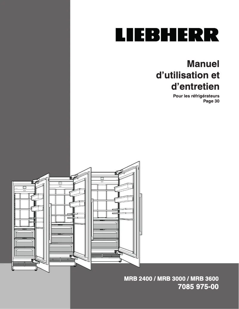 Image de la première page du manuel de l'appareil EKB 9271 BioFresh
