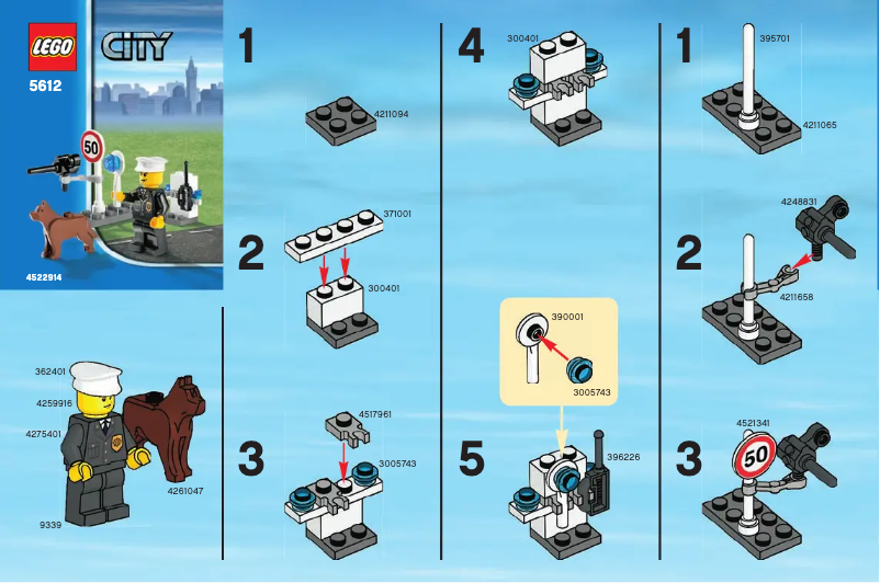 Page n°1 - Manuel utilisateur Lego Police Officer