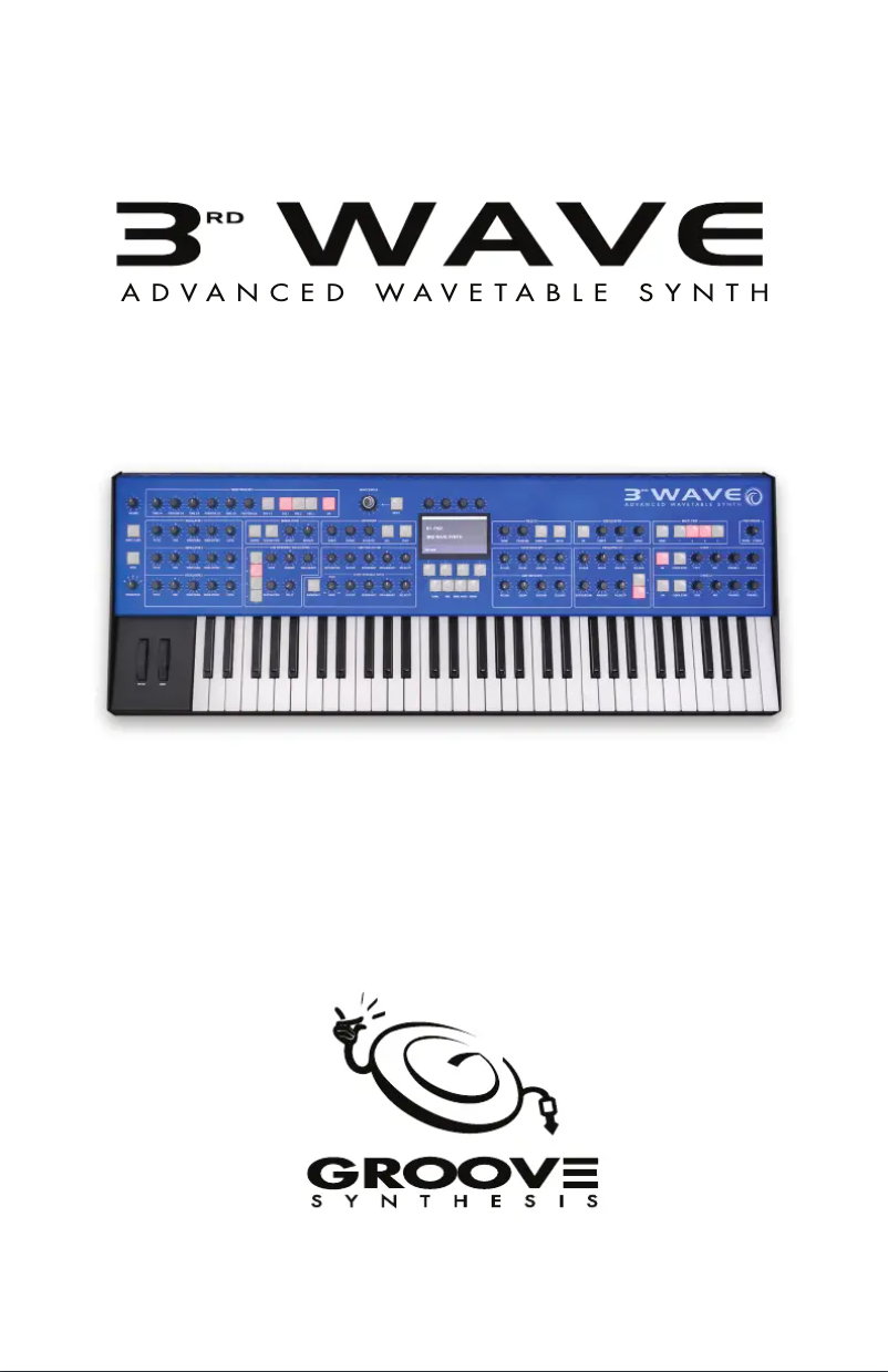 Image de la première page du manuel de l'appareil 3rd Wave