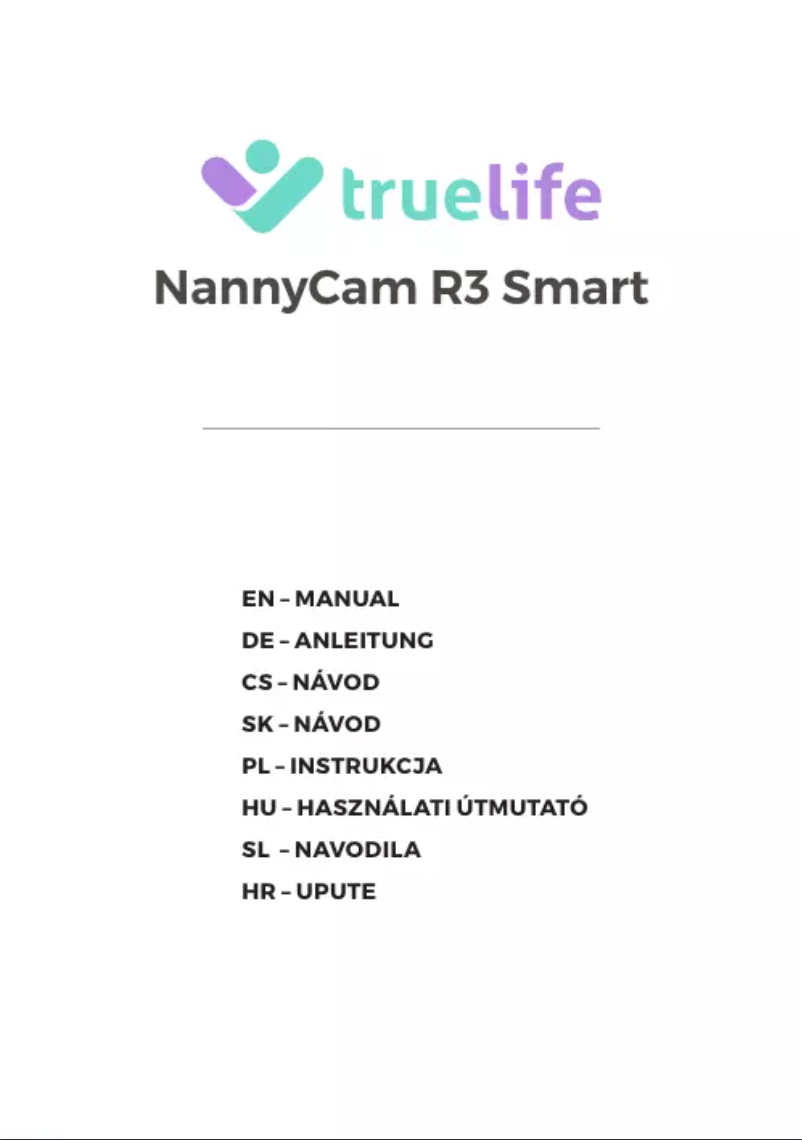 Page n°1 - Manuel utilisateur TrueLife NannyCam R3 Smart