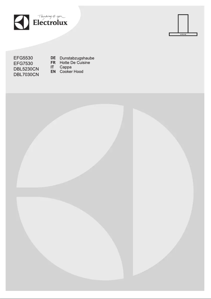 Page 1 de la notice Manuel utilisateur Electrolux DBL5235CN