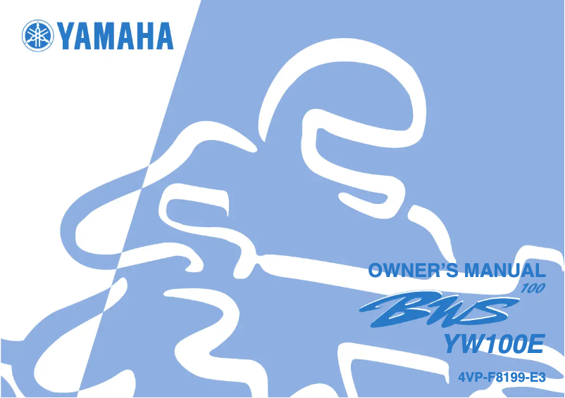 Page n°1 - Manuel utilisateur Yamaha BW100