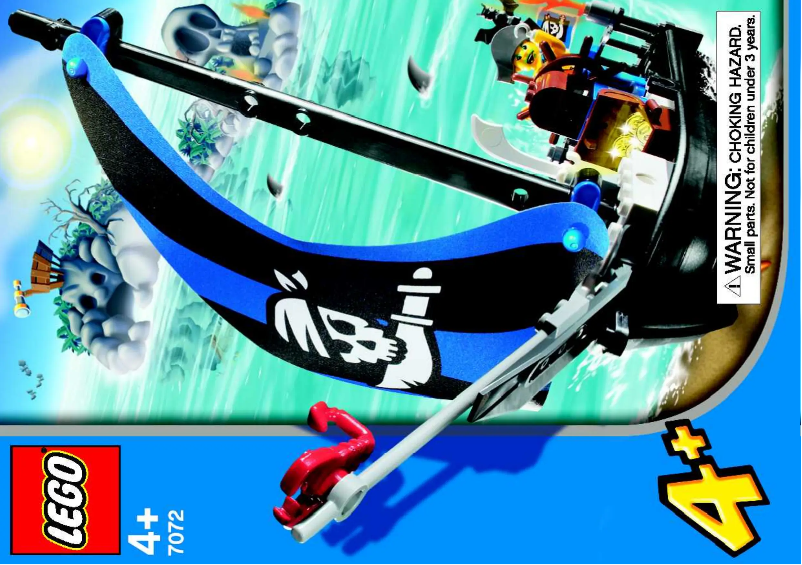 Página 1 del manual Manual de usuario Lego Pirates 7072