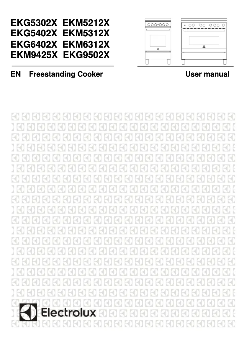 Page 1 de la notice Manuel utilisateur Electrolux EKG5402X