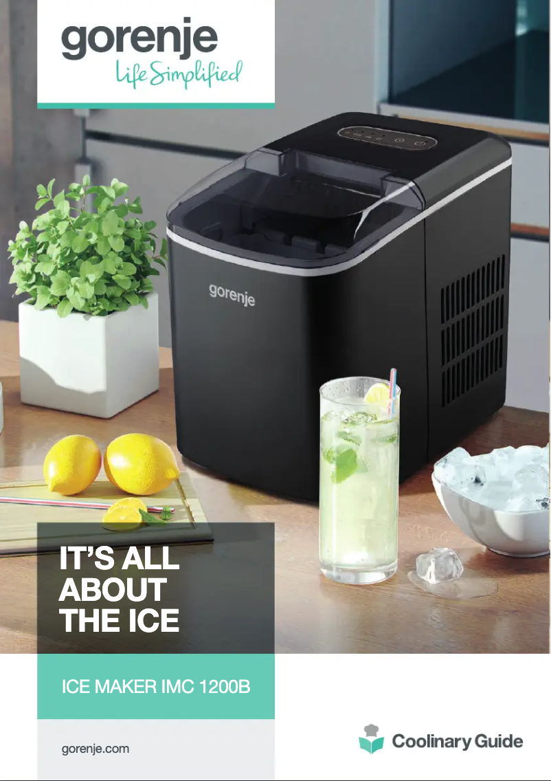 Image de la première page du manuel de l'appareil MC1200B