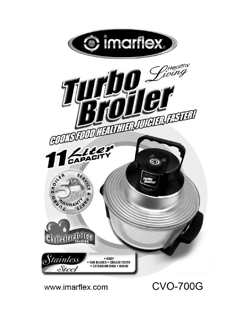 Page n°1 - Manuel utilisateur Imarflex Turbo Broiler CVO-700G