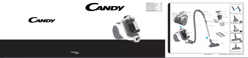 Page 1 de la notice Manuel utilisateur Candy CAF30PAR 011