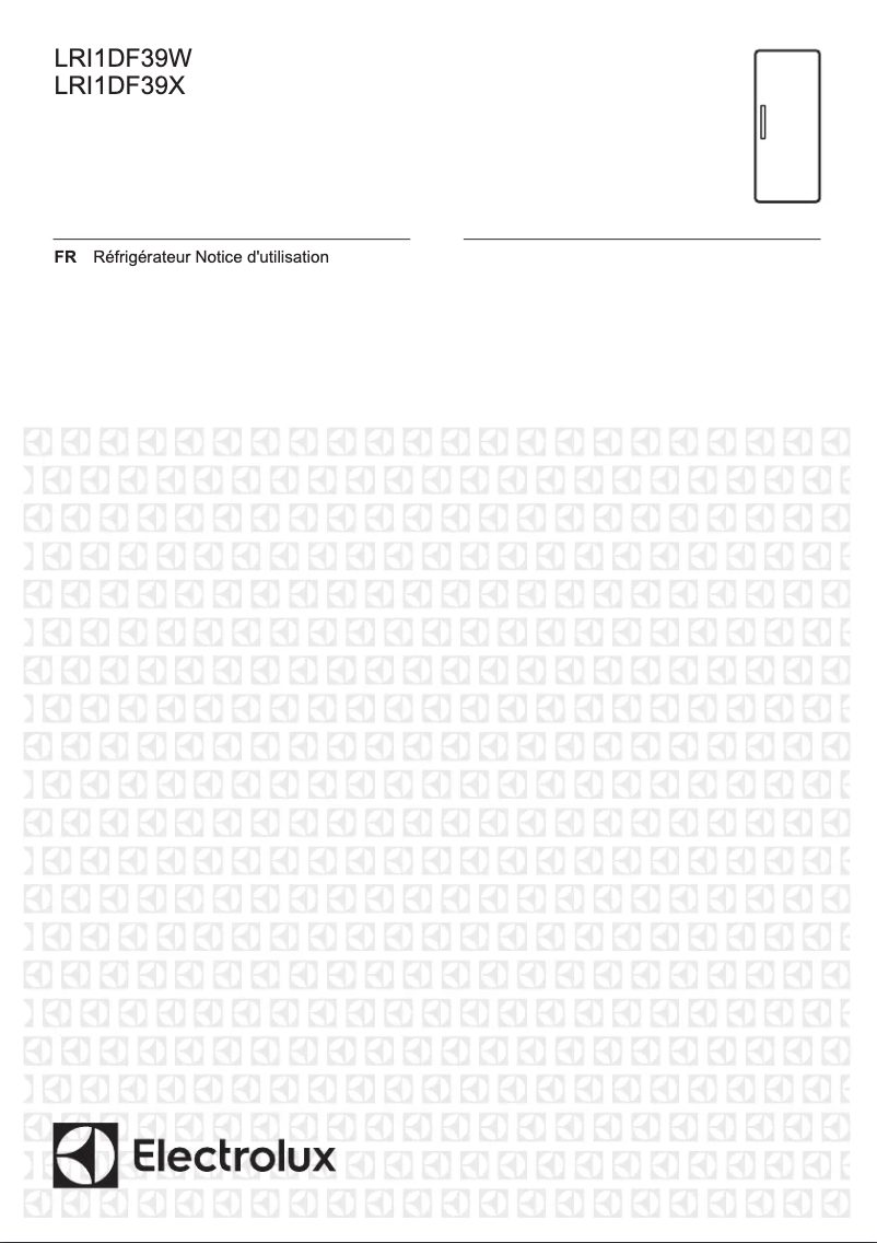 Page 1 de la notice Manuel utilisateur Electrolux LRI1DF39X