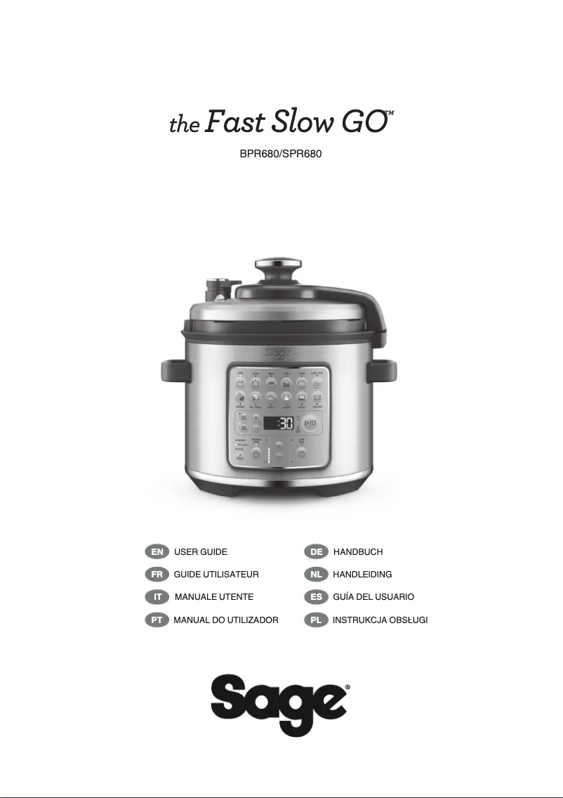 Image de la première page du manuel de l'appareil the Fast Slow GO SPR680