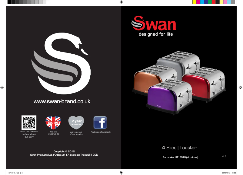 Page 1 de la notice Manuel utilisateur Swan ST16010