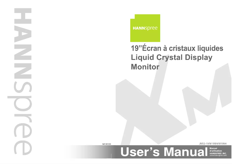 Image de la première page du manuel de l'appareil LM03-19E4-200G