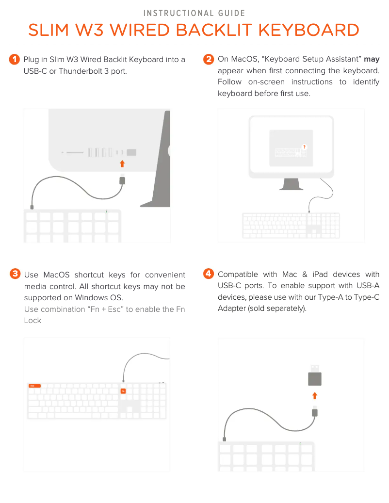 Page 1 de la notice Manuel utilisateur Satechi W3