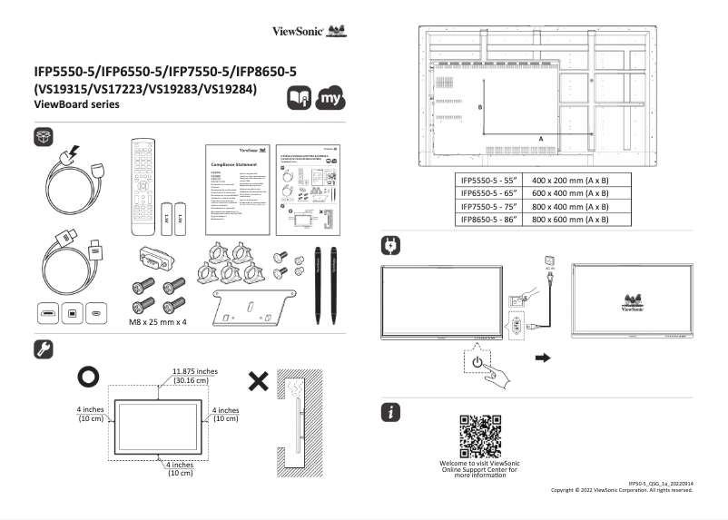 Image de la première page du manuel de l'appareil IFP6550-5