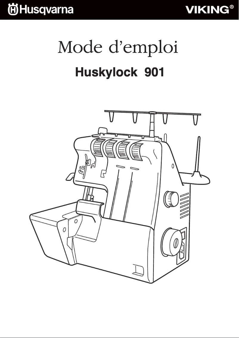 Page n°1 - Manuel utilisateur Husqvarna Huskylock 901