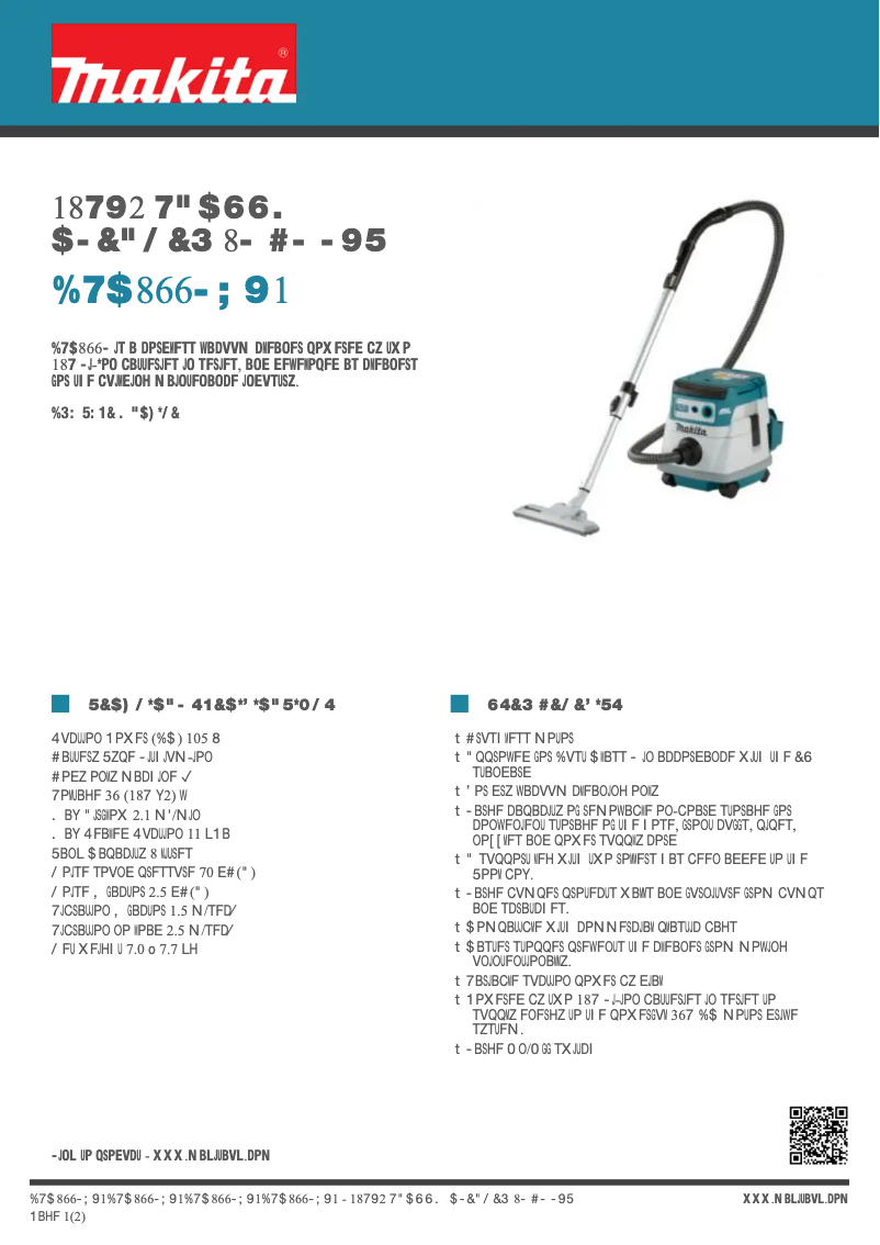 Image de la première page du manuel de l'appareil DVC866LZX1