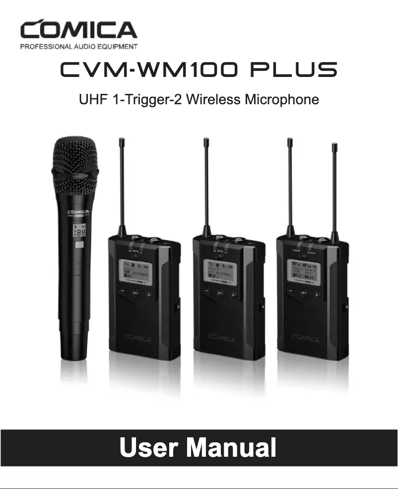 Image de la première page du manuel de l'appareil CVM-WM100-PLUS