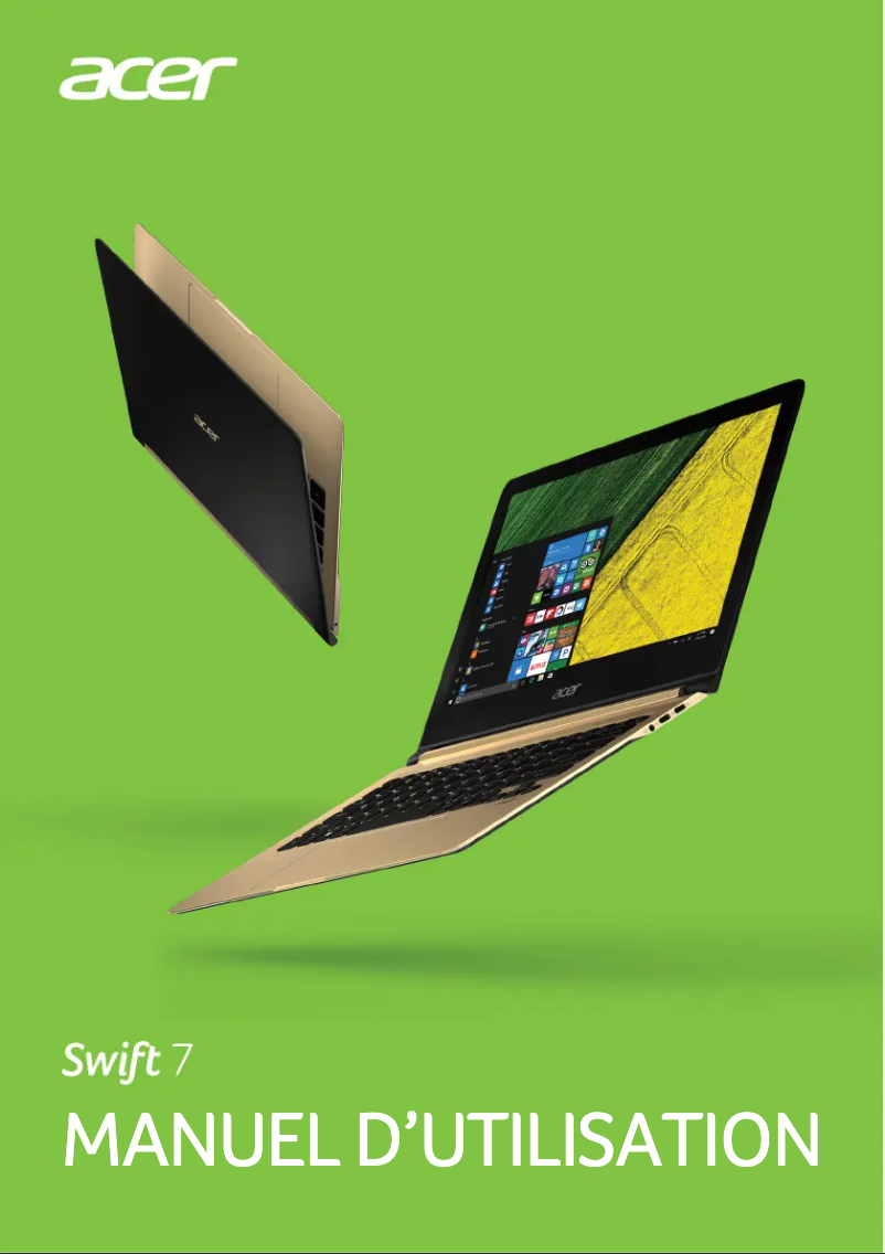 Page 1 de la notice Manuel utilisateur Acer Swift 7
