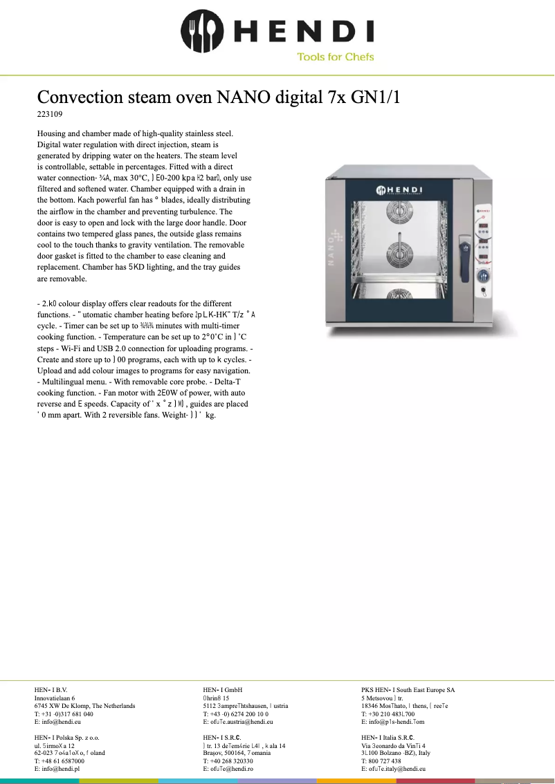 Image de la première page du manuel de l'appareil 223109