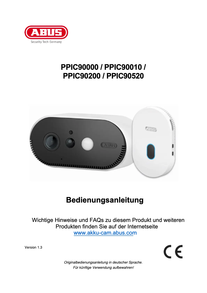 Page n°1 - Mode d'emploi Abus PPIC90000C