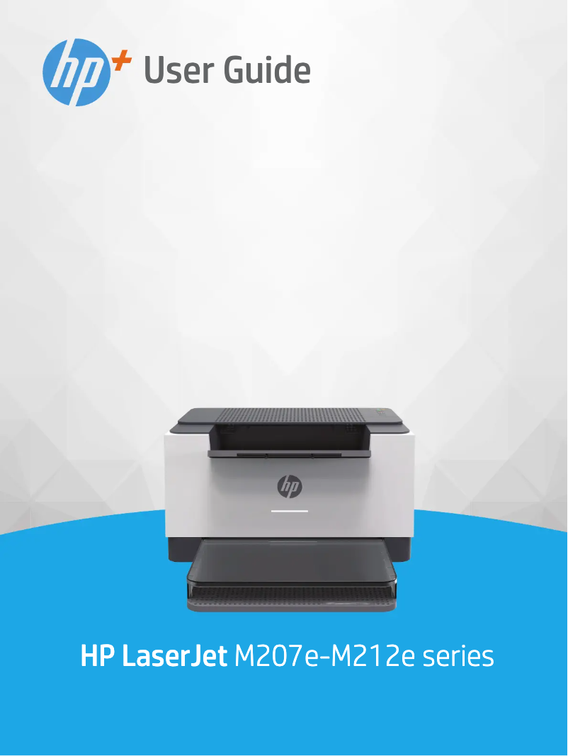 Page 1 de la notice Manuel utilisateur HP LaserJet M209dwe