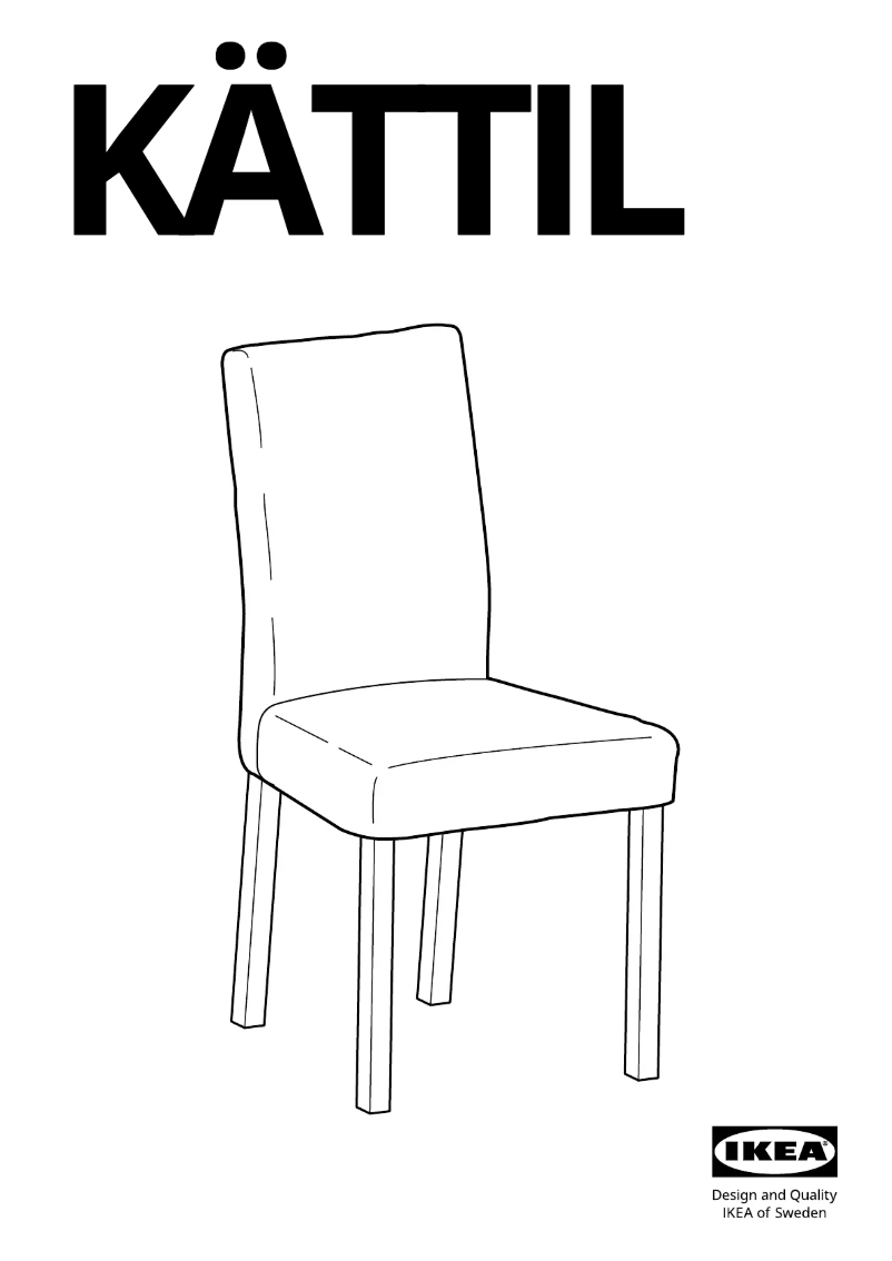 Page 1 de la notice Manuel utilisateur Ikea KÄTTIL 205.003.46