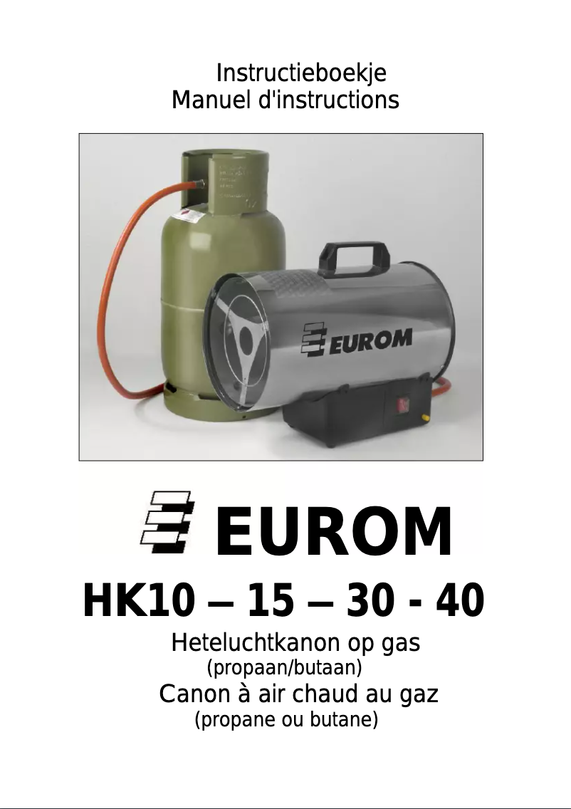 Página 1 del manual Manual de usuario Eurom HK30