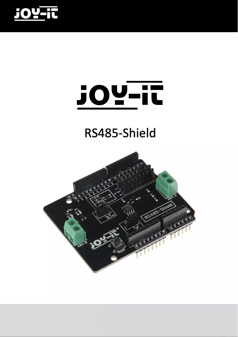 Image de la première page du manuel de l'appareil RS485-Shield