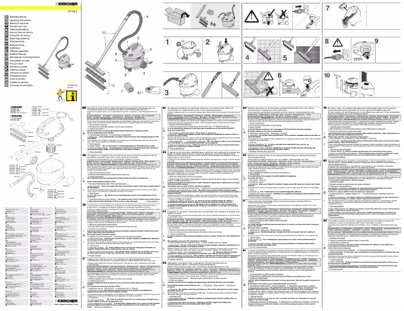 Page n°1 - Manuel utilisateur Kärcher K2101